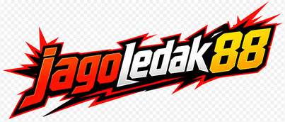 Logo jagoledak88 berwarna oranye dan putih